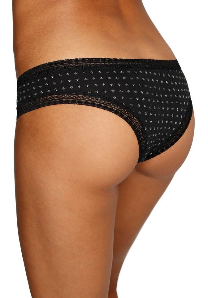 LASCANA Brasilslip (3er-Pack) aus elastischer Baumwolle mit weicher Spitze – Bild 2 von 5
