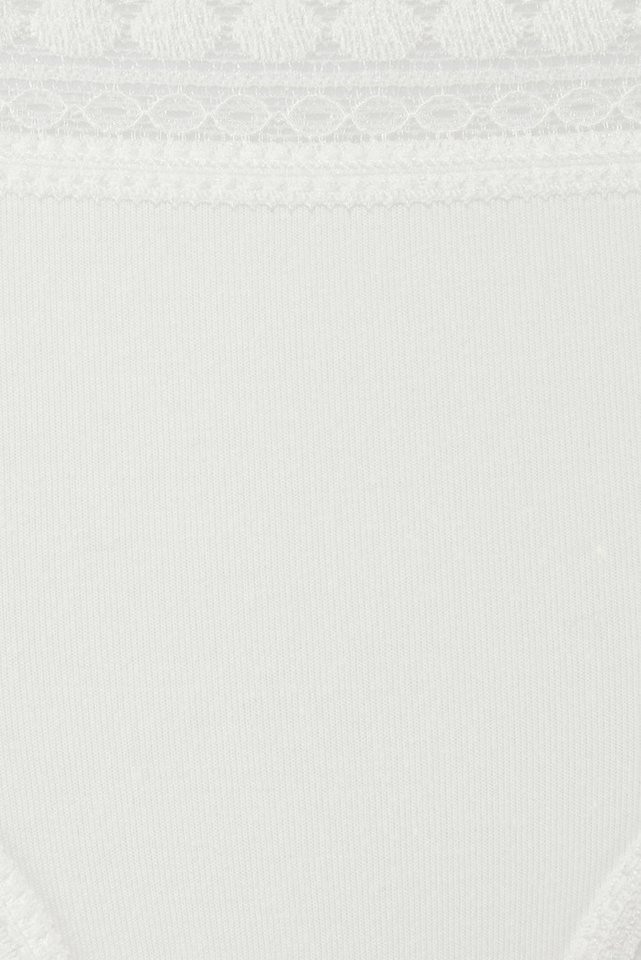 LASCANA Brasilslip (3er-Set) aus elastischer Baumwolle mit weicher Spitze – Bild 3 von 3