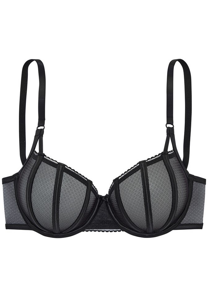 LASCANA Bügel-BH, BH mit Bügel in transparenter Optik, als Dessous-Set kombinierbar sexy Dessous, sexy Unterwäsche, Reizwäsche Damen – Bild 2 von 4