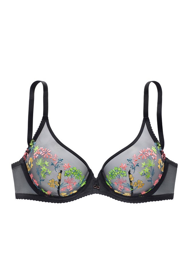 LASCANA Bügel-BH, Spitzen-BH in High-Apex-Schnittform, als Dessous-Set kombinierbar – Bild 2 von 5