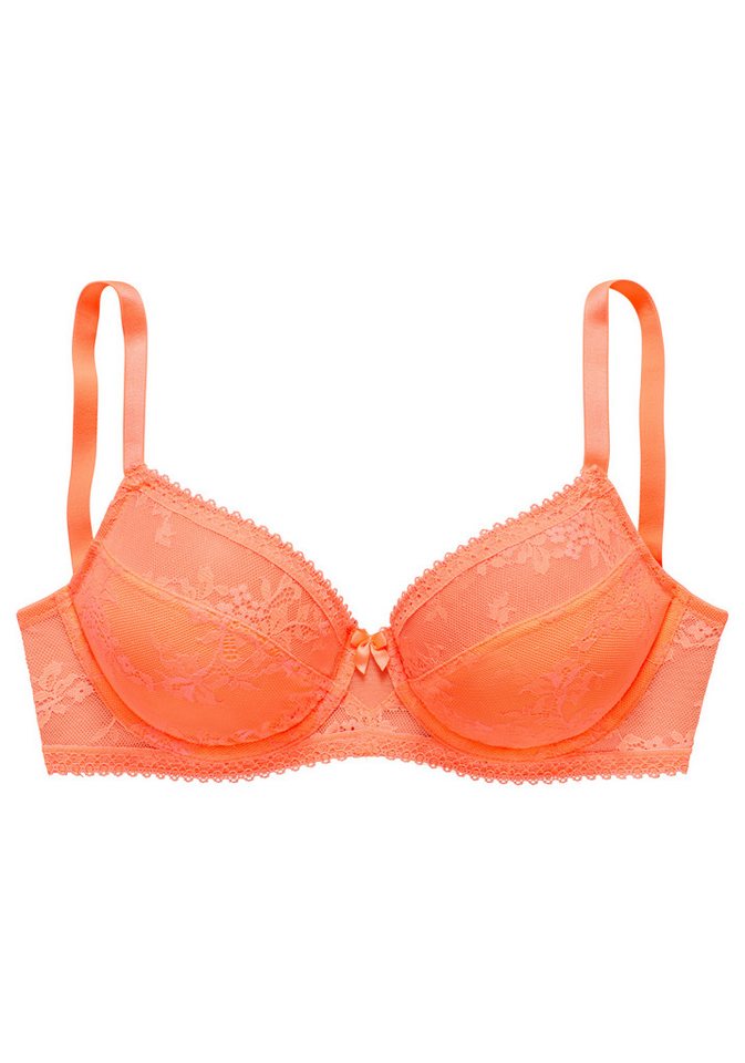 LASCANA Bügel-BH, BH mit Bügel, Spitzen-BH als Dessous-Set kombinierbar, aus feiner Jacquardspitze, sexy Dessous – Bild 2 von 5