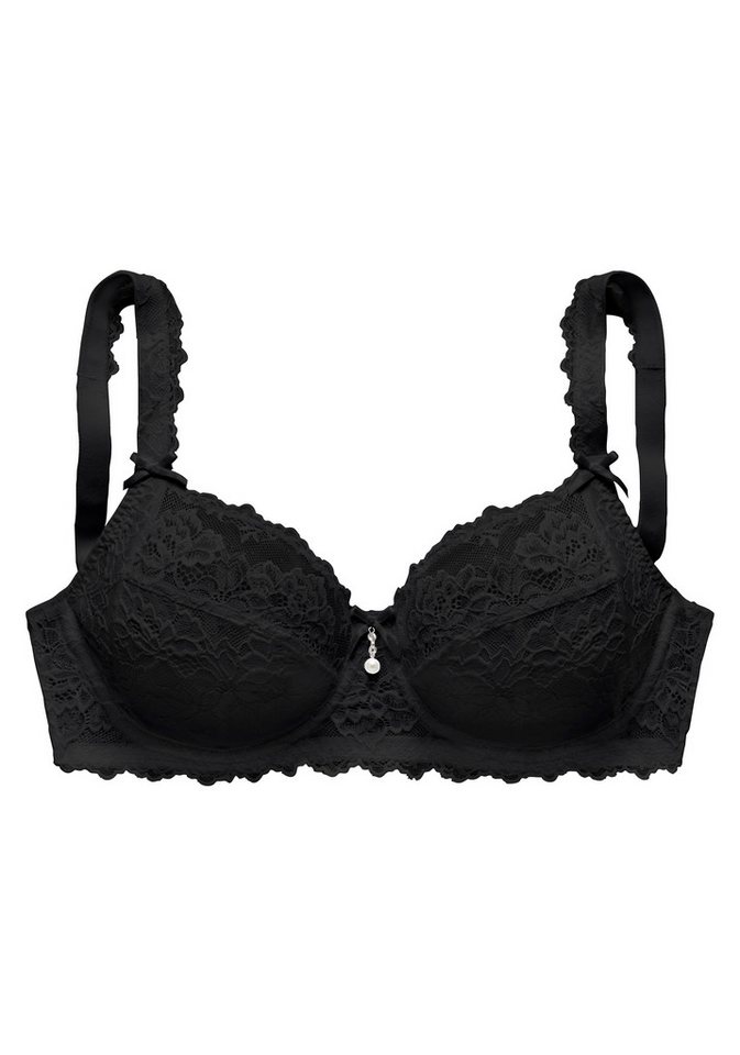 LASCANA Bügel-BH, BH mit Bügel, Spitzen-BH, als Dessous-Set kombinierbar große Größen, sexy Dessous, sexy Unterwäsche Damen – Bild 2 von 5