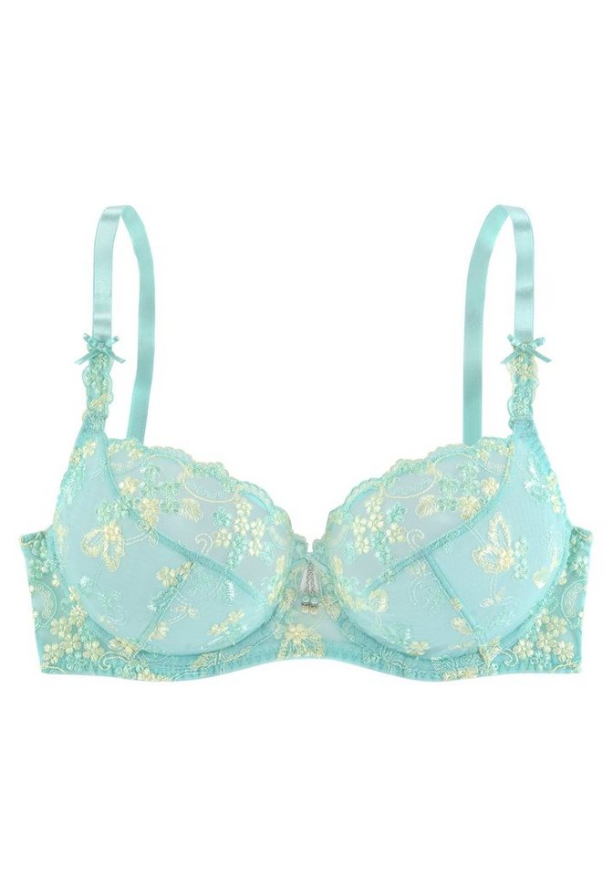 LASCANA Bügel-BH, Dirndl-BH mit Stickerei-Spitze, als Dessous-Set kombinierbar, große Größen – Bild 2 von 5