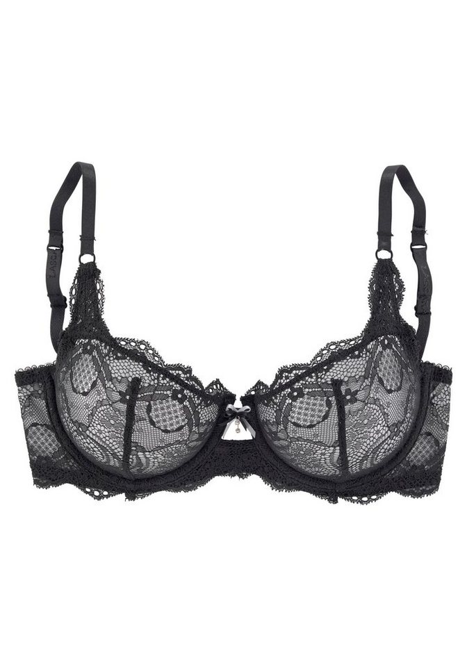 LASCANA Bügel-BH, BH mit Bügel, Spitzen-BH, als Dessous-Set kombinierbar sexy Unterwäsche, sexy Dessous Damen – Bild 2 von 5