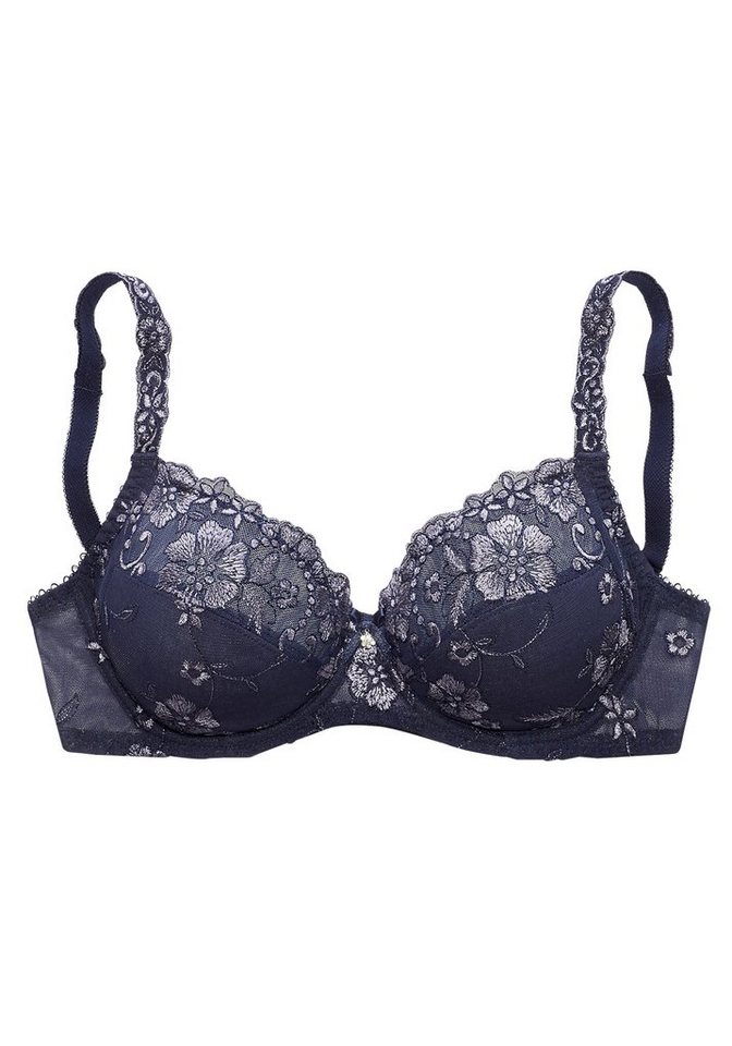 LASCANA Bügel-BH Spitzen-BH, Dirndl-BH, Wanda mit Stickerei Spitze, als Dessous-Set kombinierbar, große Größen – Bild 2 von 5