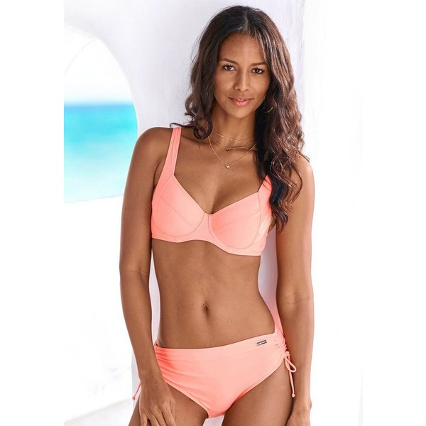 LASCANA Bügel-Bikini Annelie mit seitlich geraffter Bikinihose