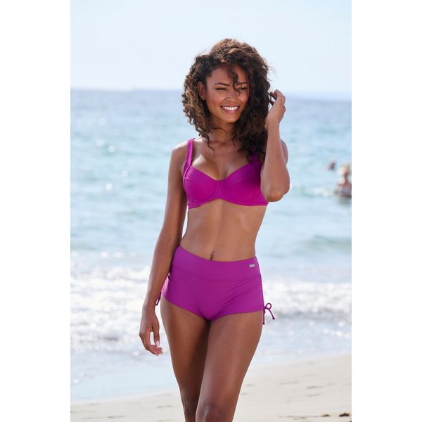 LASCANA Bügel-Bikini Annelie mit seitlich geraffter Bikinihose