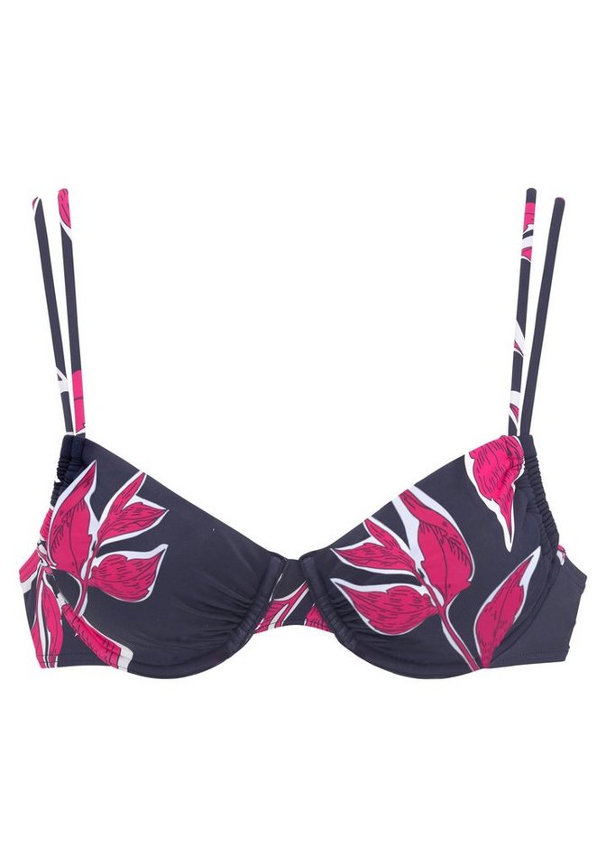 LASCANA Bügel-Bikini-Top, im Blätter-Design – Bild 2 von 5