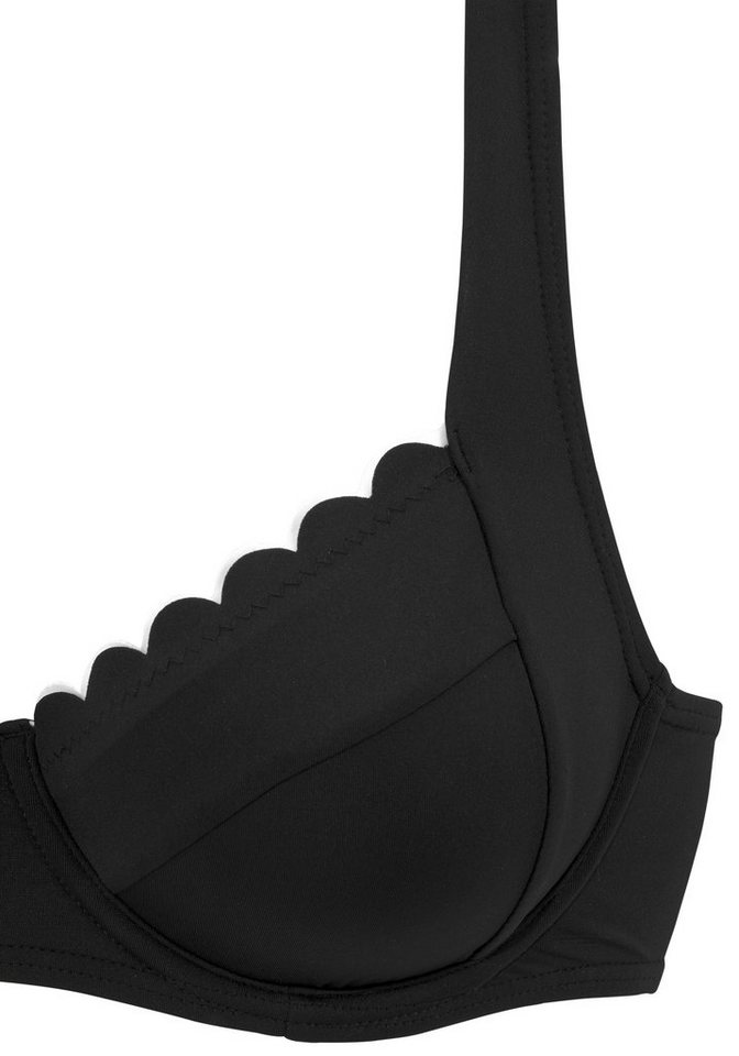 LASCANA Bügel-Bikini-Top Camilla, mit kontrastfarbenem Detail – Bild 3 von 4