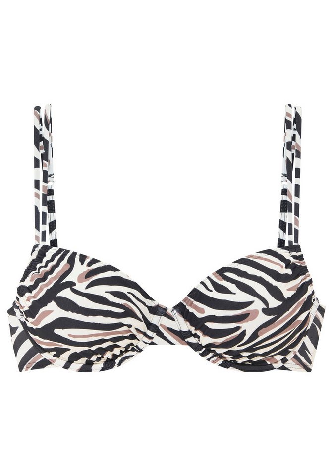 LASCANA Bügel-Bikini-Top Debbie, mit abstraktem Animal-Print – Bild 2 von 4