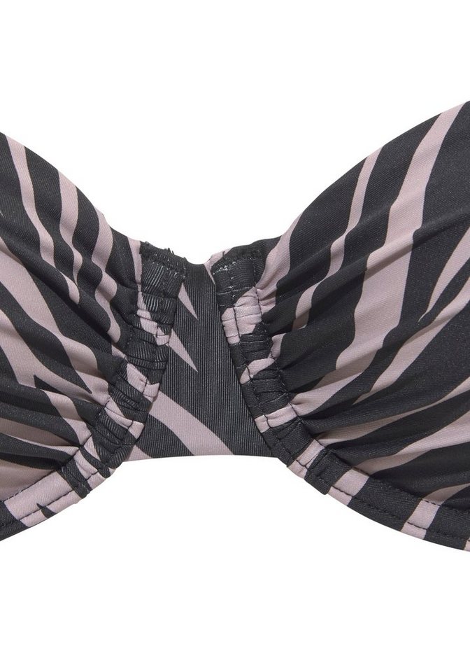 LASCANA Bügel-Bikini-Top Kaa, im Animal-Design – Bild 4 von 5