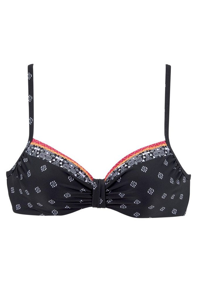 LASCANA Bügel-Bikini-Top Kimer, mit modernem Print – Bild 3 von 5