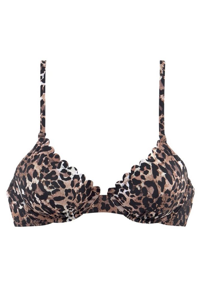 LASCANA Bügel-Bikini-Top Lexa, mit Wattierung und Muschelkante – Bild 2 von 5