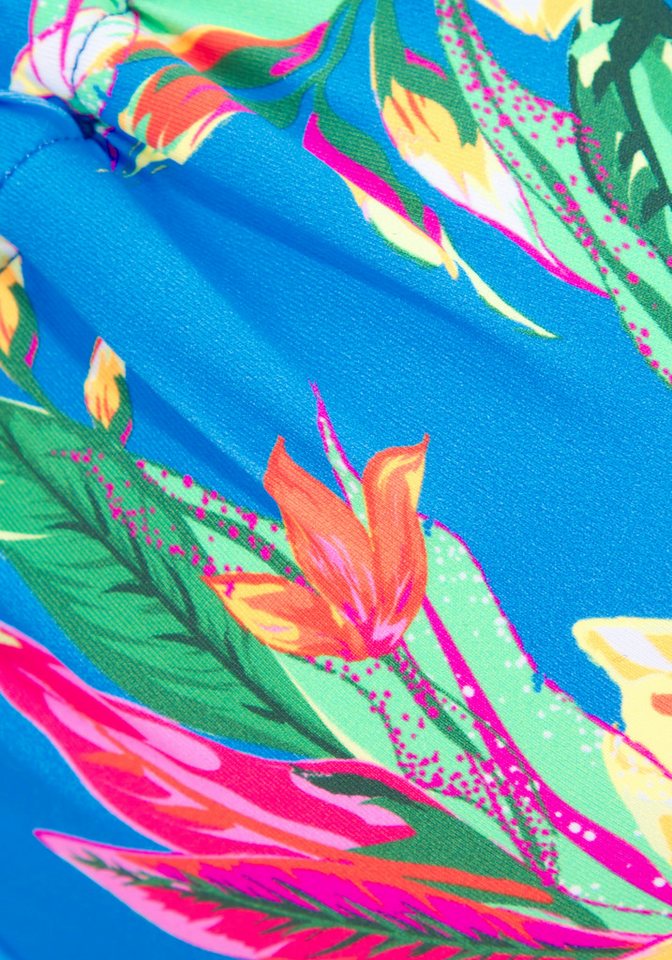 LASCANA Bügel-Bikini-Top Malia, mit tropischem Print – Bild 3 von 4