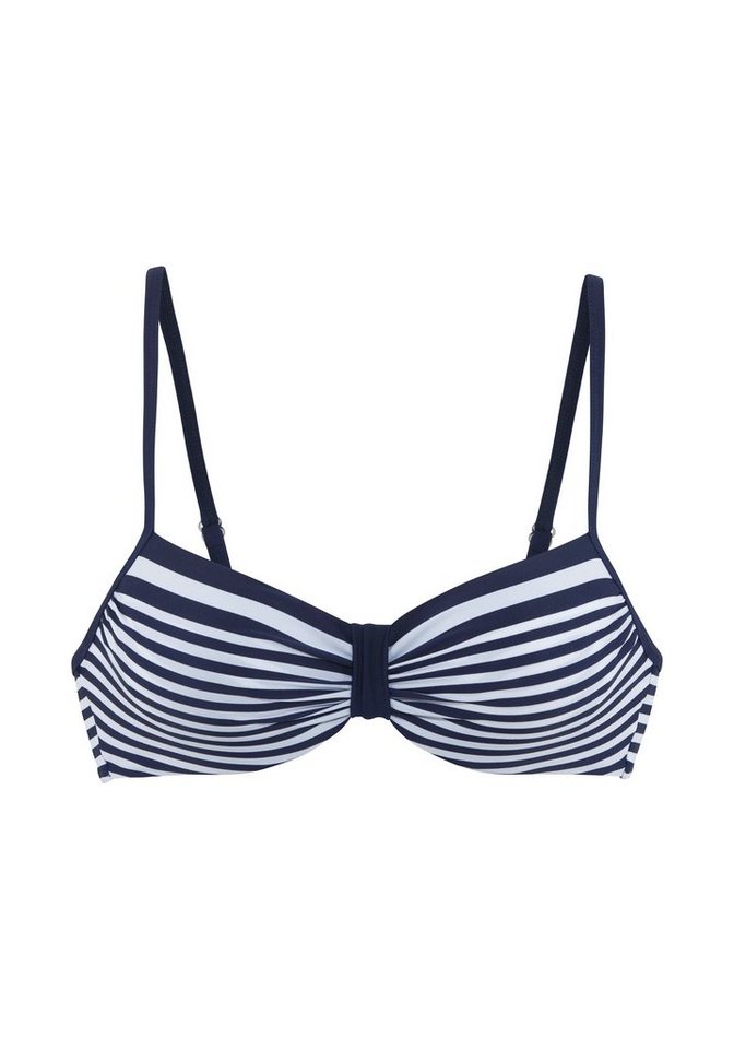 LASCANA Bügel-Bikini-Top Myst, mit platziertem Streifen-Design – Bild 2 von 5