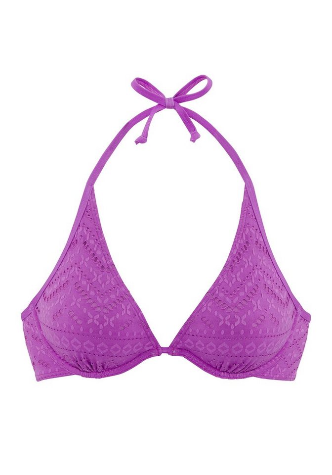 LASCANA Bügel-Bikini-Top Omara, mit Lochstickerei – Bild 2 von 5