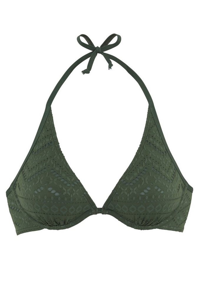 LASCANA Bügel-Bikini-Top Omara, mit Lochstickerei – Bild 2 von 5
