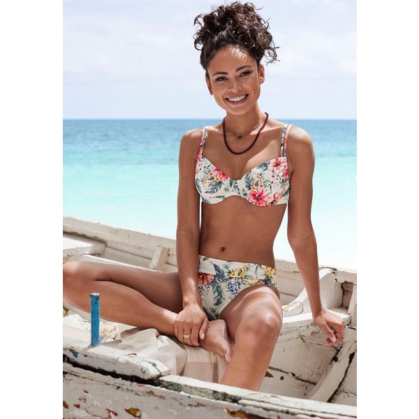 LASCANA Bügel-Bikini-Top Salsa, mit tollem Blumenprint