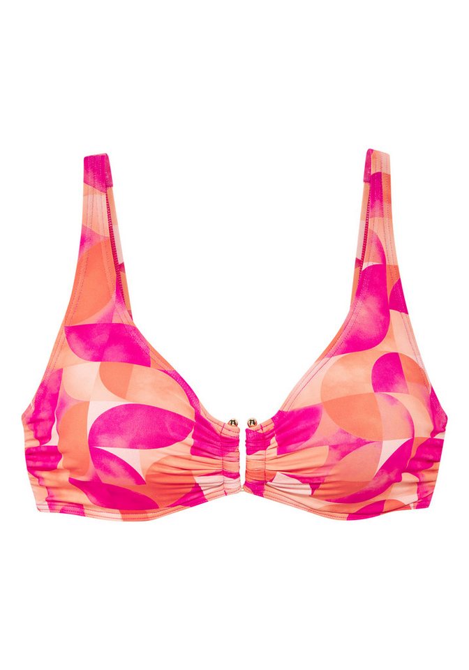 LASCANA Bügel-Bikini-Top Tilly, mit modernem Allover-Print – Bild 2 von 4