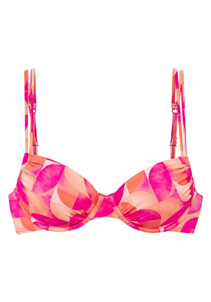LASCANA Bügel-Bikini-Top Tilly, mit modernem Allover-Print – Bild 2 von 4