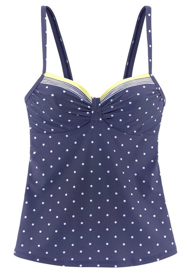 LASCANA Bügel-Tankini-Top Monri, mit kontrastfarbenem Detail – Bild 2 von 5
