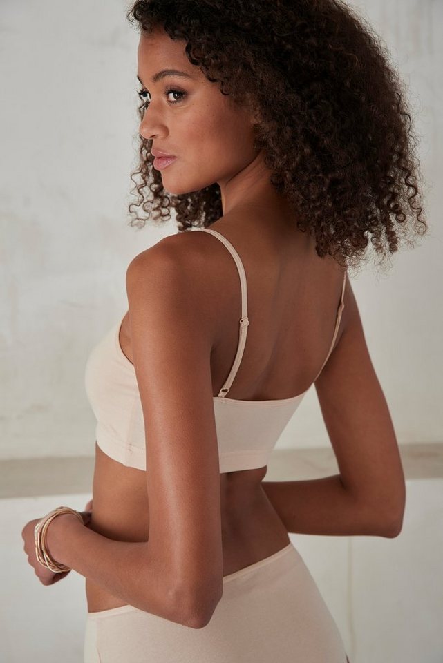 LASCANA Bustier (2er-Pack) aus elastischer Baumwolle – Bild 2 von 5