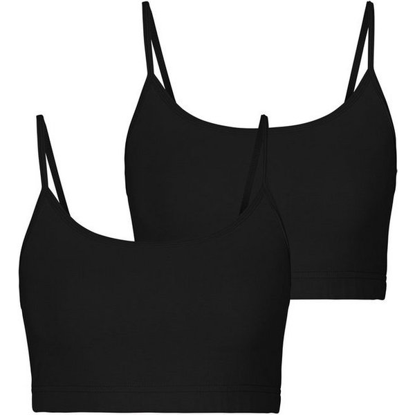 LASCANA Bustier (2er-Pack) aus elastischer Baumwolle