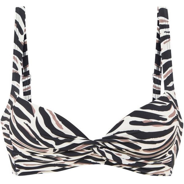 LASCANA Bustier-Bikini-Top Debbie, mit abstraktem Animal-Print