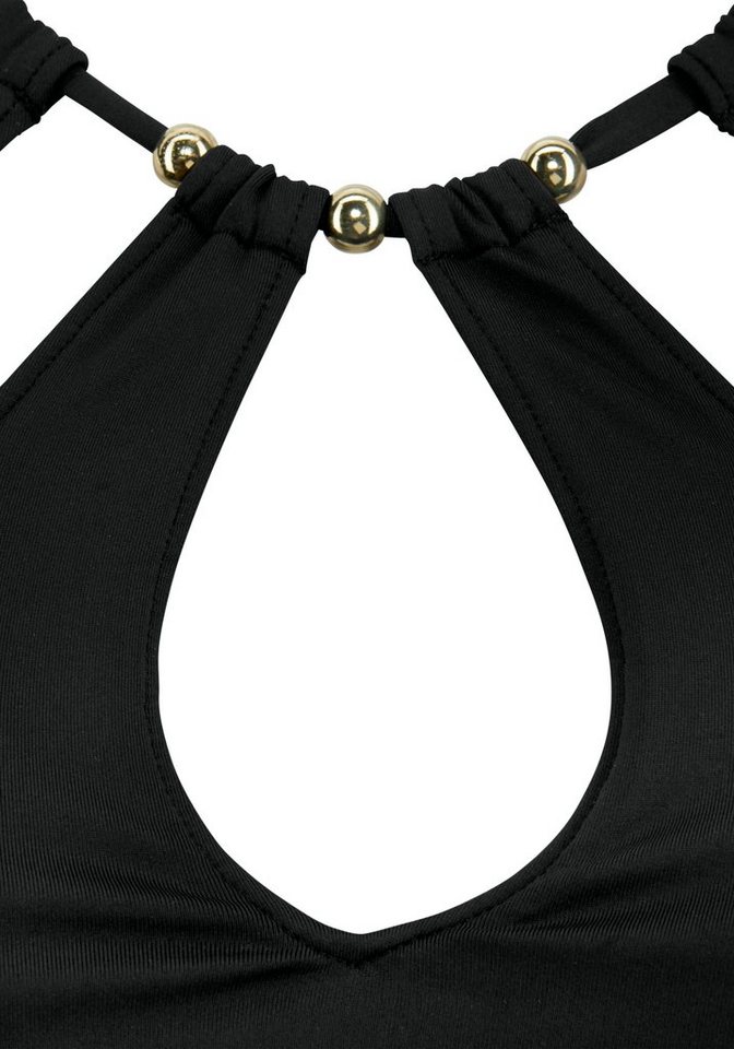 LASCANA Bustier-Bikini-Top Italy, mit Zierperlen – Bild 4 von 5