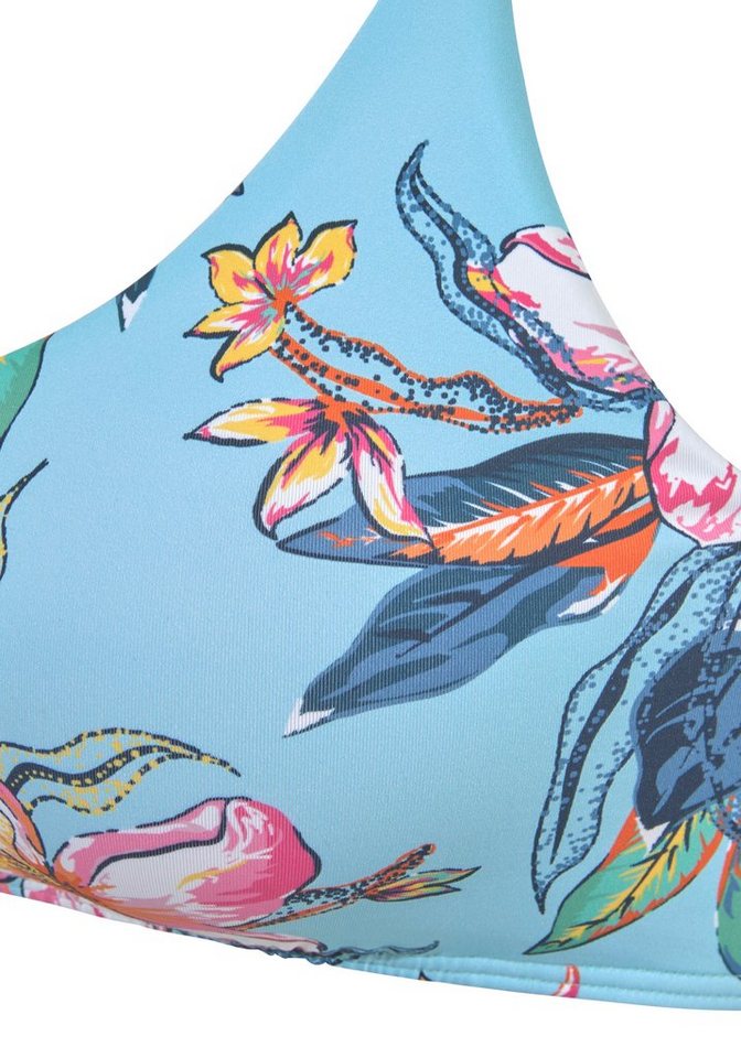 LASCANA Bustier-Bikini-Top Malia, mit tropischem Print – Bild 3 von 5