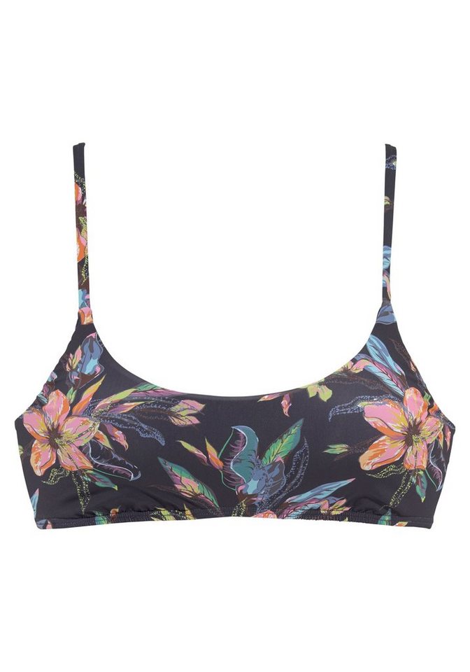 LASCANA Bustier-Bikini-Top Malia, mit tropischem Print – Bild 2 von 5
