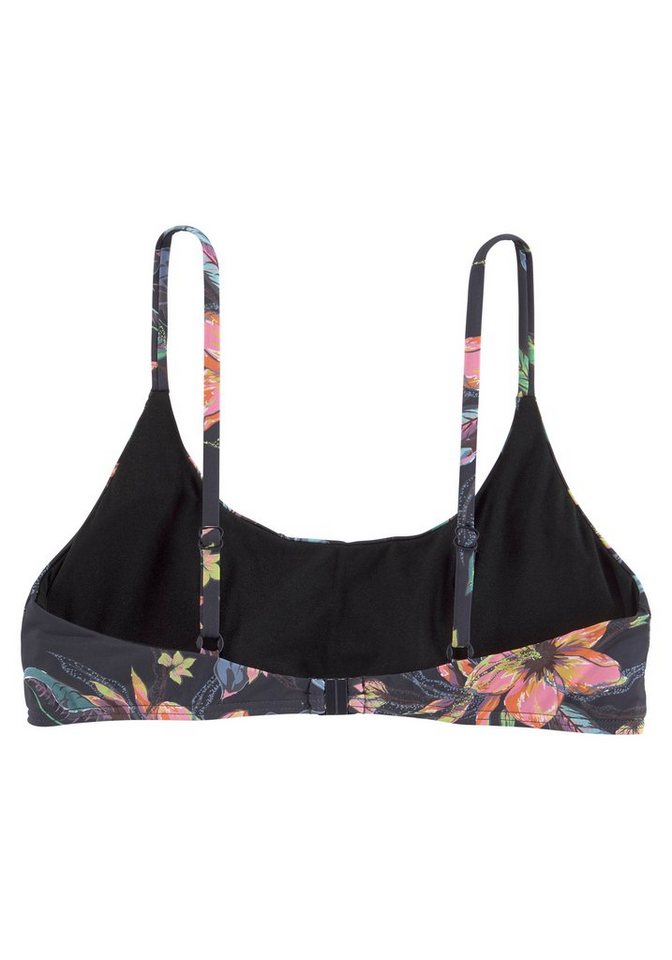 LASCANA Bustier-Bikini-Top Malia, mit tropischem Print – Bild 3 von 5