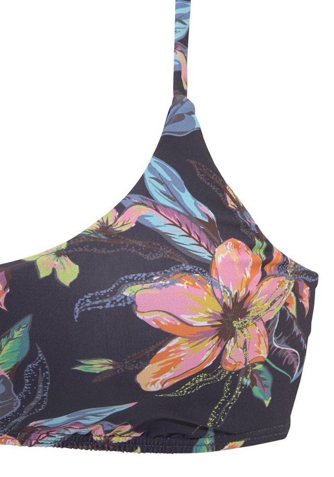 LASCANA Bustier-Bikini-Top Malia, mit tropischem Print – Bild 4 von 5