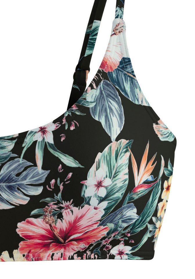 LASCANA Bustier-Bikini-Top Salsa, mit tollem Blumenprint – Bild 3 von 4