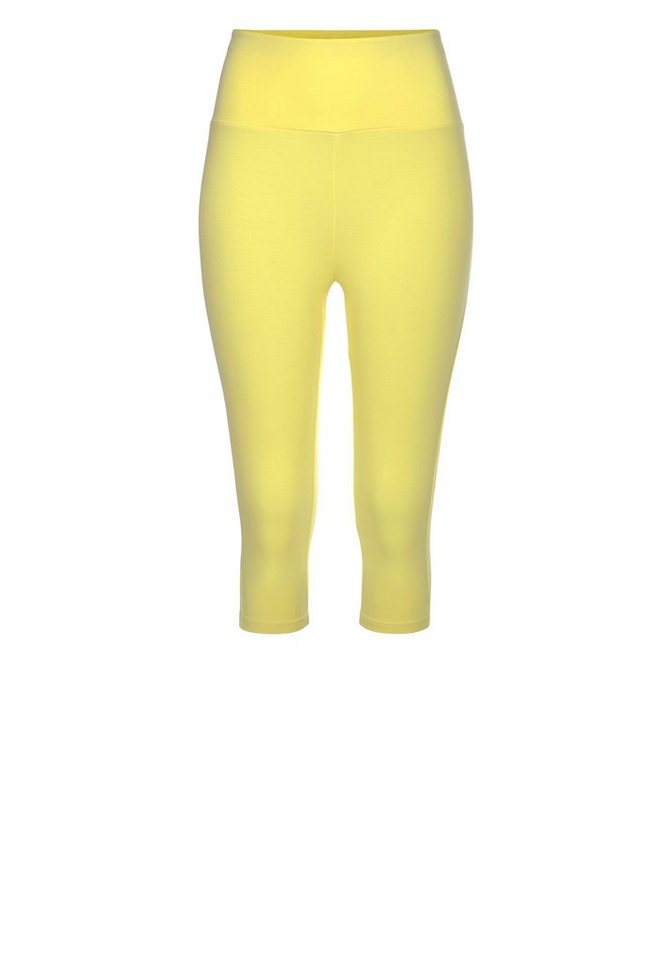 LASCANA Caprileggings mit breitem, weichen Bündchen – Bild 2 von 5