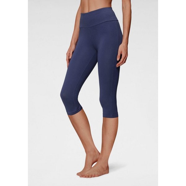LASCANA Caprileggings mit breitem, weichen Bündchen