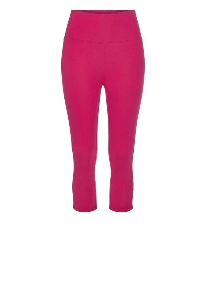 LASCANA Caprileggings mit breitem, weichen Bündchen – Bild 2 von 5