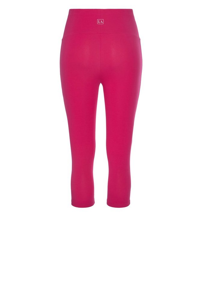 LASCANA Caprileggings mit breitem, weichen Bündchen – Bild 4 von 5