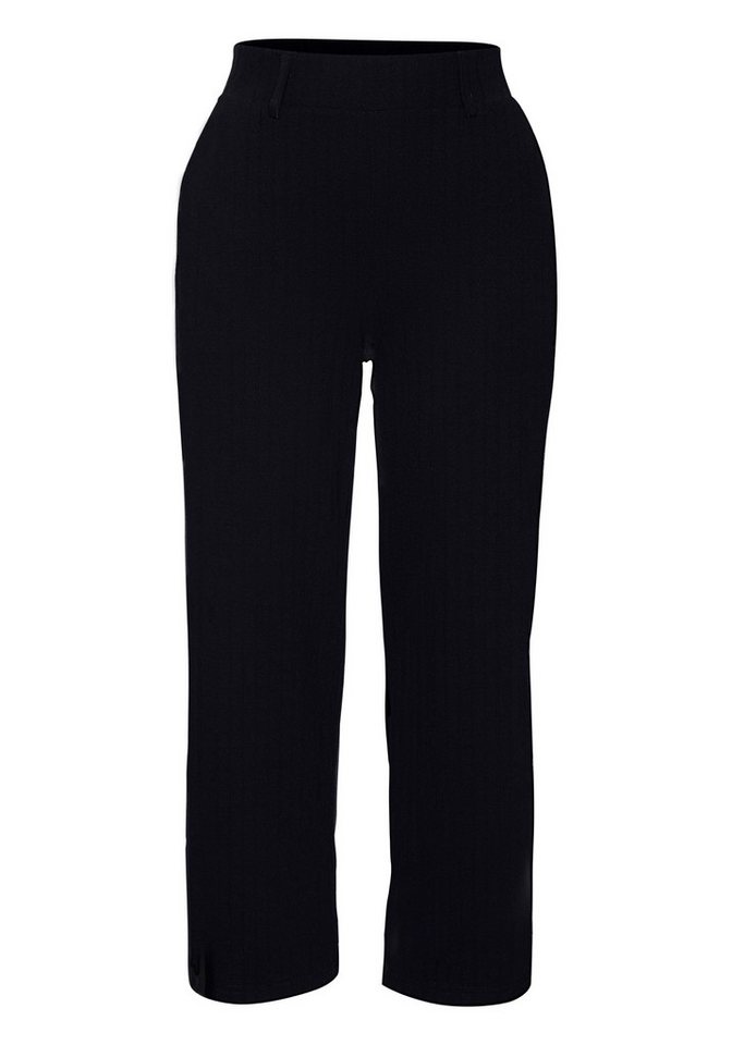 LASCANA Culotte mit Jacquard Strickmuster oder uni schwarz – Bild 2 von 5