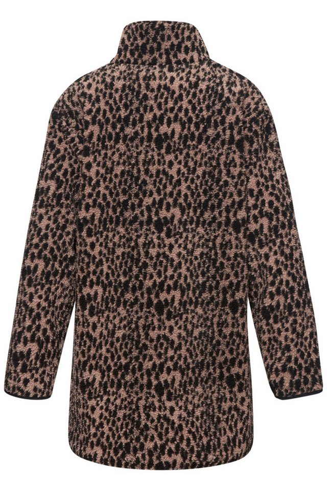 LASCANA Fleecejacke mit elegentem Leomuster – Bild 4 von 5