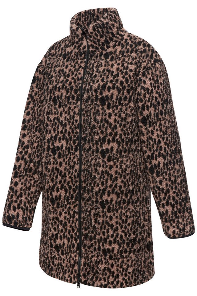 LASCANA Fleecejacke mit elegentem Leomuster – Bild 5 von 5