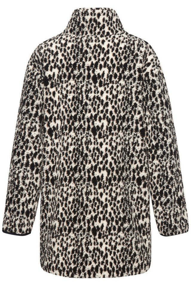LASCANA Fleecejacke mit elegentem Leomuster – Bild 4 von 5