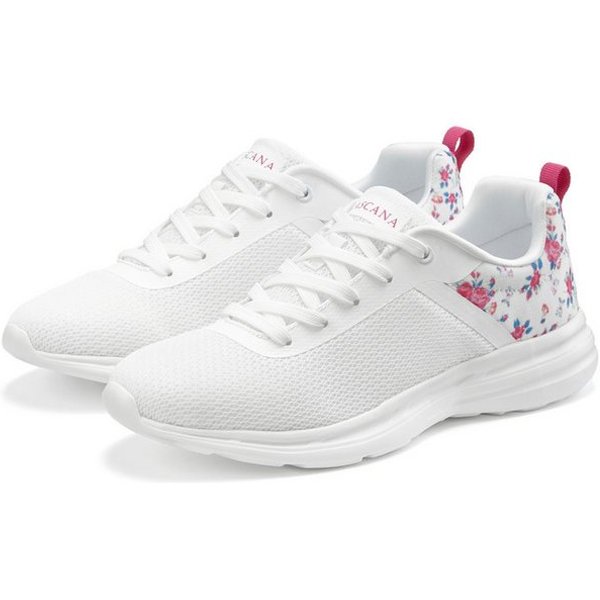 LASCANA Freizeitschuh, Halbschuh, Sneaker mit Blumen-Print VEGAN