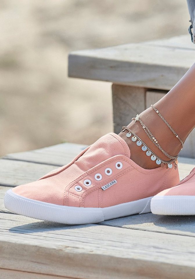 LASCANA Fußkette mit Anhänger Boho Layer Look, Mehrreihige Fußkette, Fußketten Set, Fußkettchen mit Anhänger – Bild 4 von 5