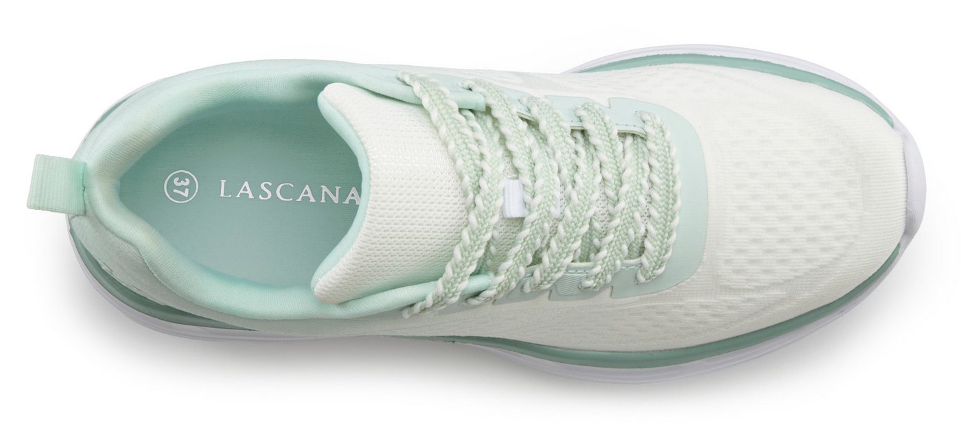 LASCANA Halbschuh, Freizeitschuh, Turnschuhe, Sneaker mit modischen Farbdetails VEGAN – Bild 4 von 5