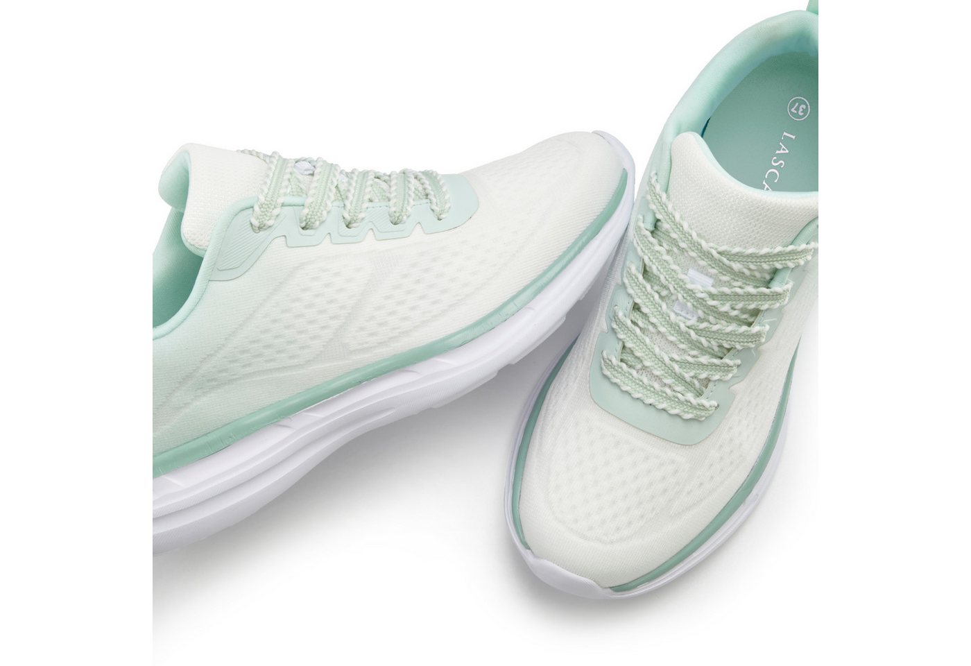 LASCANA Halbschuh, Freizeitschuh, Turnschuhe, Sneaker mit modischen Farbdetails VEGAN – Bild 5 von 5