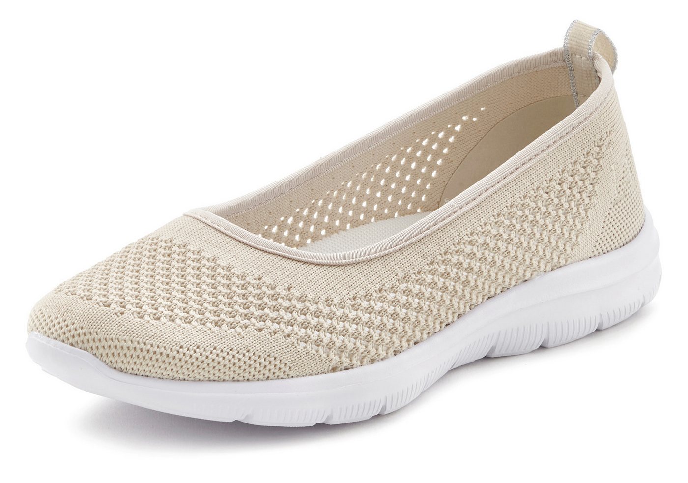 LASCANA Halbschuh, Slip-On-Sneaker, Sneaker Ballerinas zum Reinschlüpfen VEGAN – Bild 2 von 5