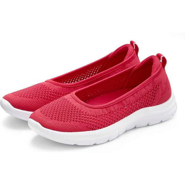 LASCANA Halbschuh, Slip-On-Sneaker, Sneaker Ballerinas zum Reinschlüpfen VEGAN