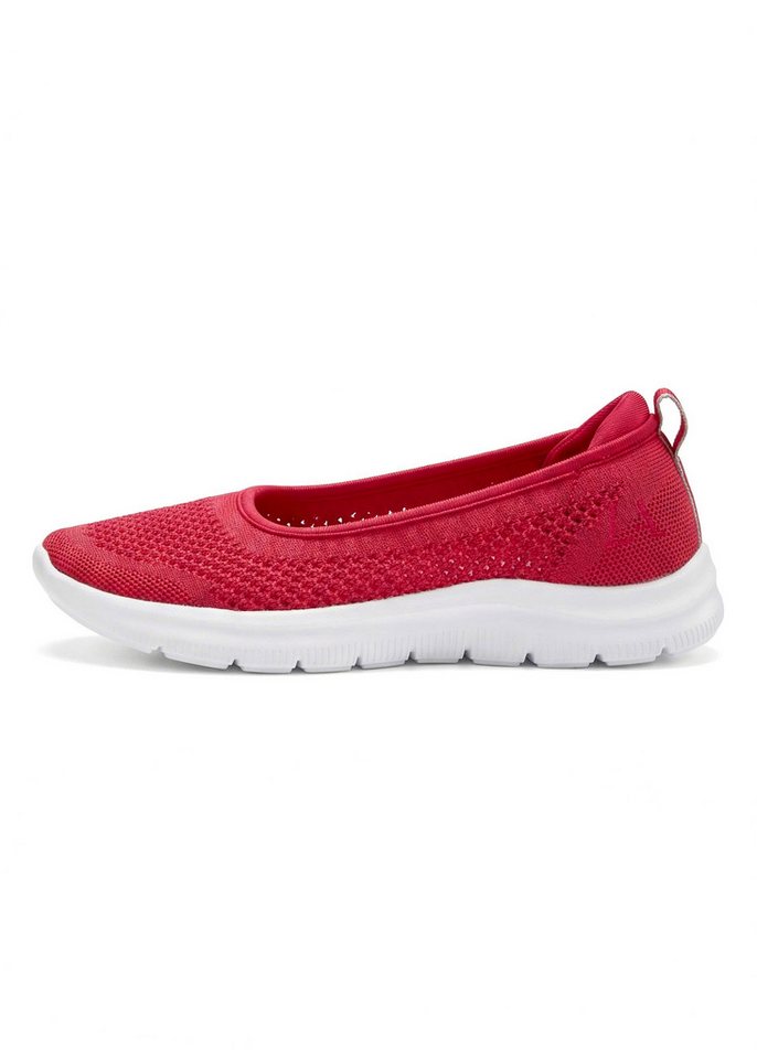 LASCANA Halbschuh, Slip-On-Sneaker, Sneaker Ballerinas zum Reinschlüpfen VEGAN – Bild 3 von 5