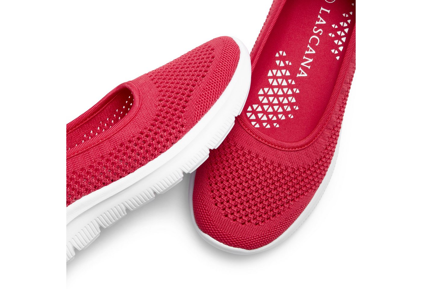 LASCANA Halbschuh, Slip-On-Sneaker, Sneaker Ballerinas zum Reinschlüpfen VEGAN – Bild 5 von 5